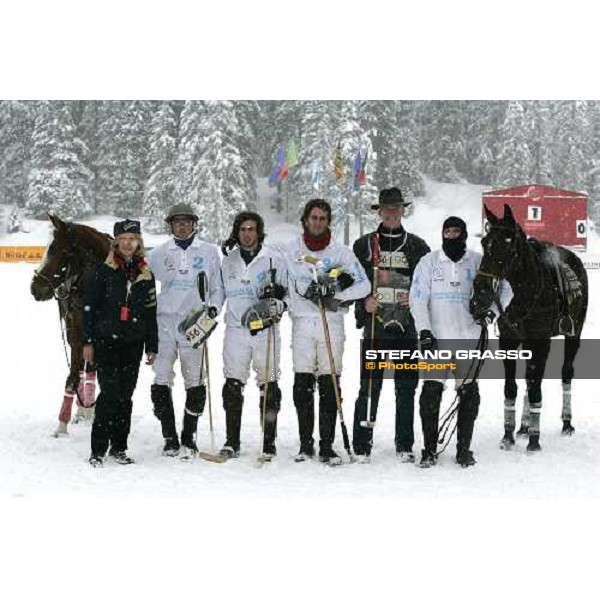 premiazione Deutsche Bank PWM Polo Team Cortina Winter Polo Cup 2006 Cortina, 21 febbraio 2006 ph. Stefano Grasso