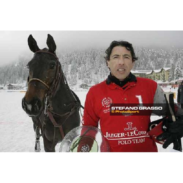 Mario Robbiano, capitano Jaeger-LeCoultre Polo Team Cortina Winter Polo Jaeger-LeCoultre Gold Cup 2006 Cortina, 22 febbraio 2006 ph.Stefano Grasso