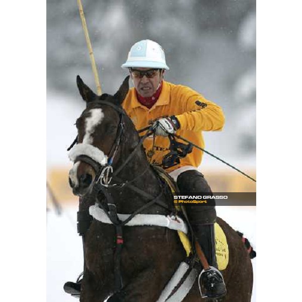 Luca D\'Orazio, capitano Hotel de La Poste Polo Team Cortina Winter Polo Jaeger-LeCoultre Gold Cup 2006 Cortina, 22 febbraio 2006 ph.Stefano Grasso