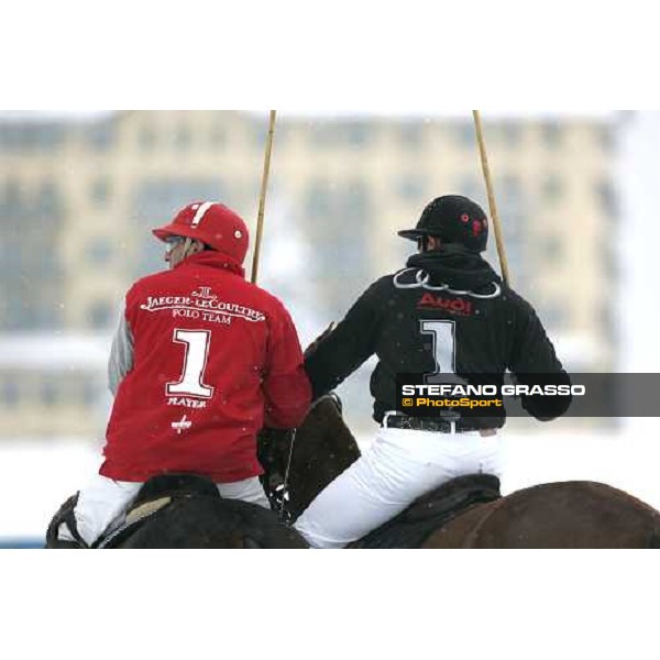 Audi vs. Jaeger-LeCoultre - Mario Robbbiano e Rommy Gianni Cortina Winter Polo Cup Jager-LeCoultre Gold Cup Cortina, 23 febbraio 2006 ph.Stefano Grasso