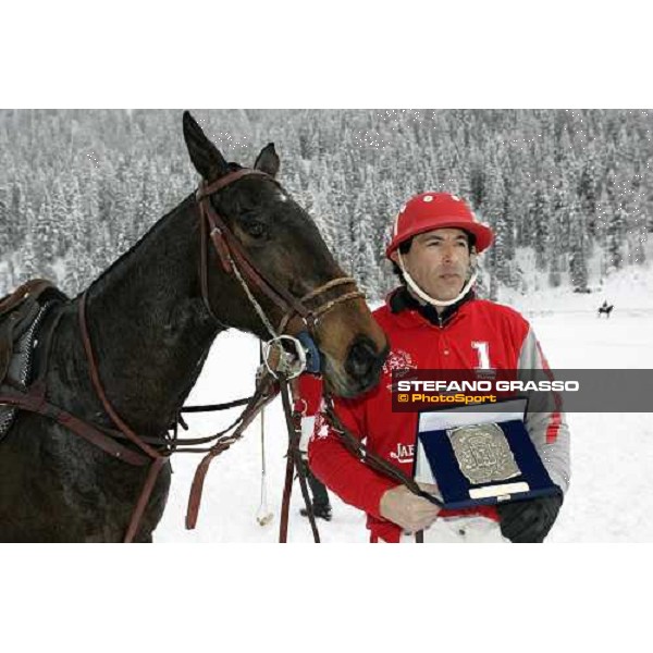 Mario Robbiano capitano Jaeger-LeCoultre Polo Team Cortina Winter Polo Cup Jager-LeCoultre Gold Cup Cortina, 23 febbraio 2006 ph.Stefano Grasso