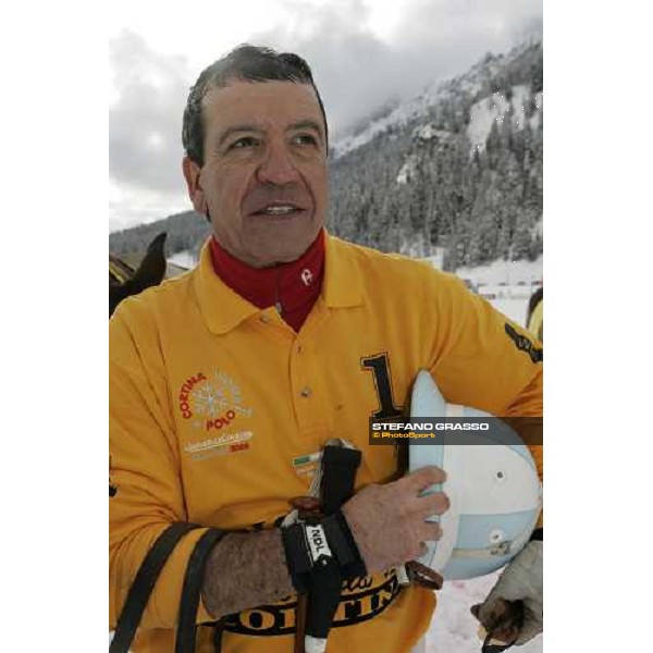 Hotel de la Poste Polo Team - il capitano Luca d\'Orazio Cortina Winter Polo Cup Jager-LeCoultre Gold Cup Cortina, 23 febbraio 2006 ph.Stefano Grasso