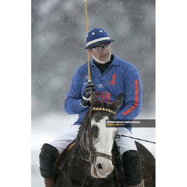 Davide Alemanni capitano del Green House Polo Team Cortina Winter Polo Jaeger-Lecoultre Gold Cup 2006 Cortina, 24 febbraio 2006 ph. Stefano Grasso