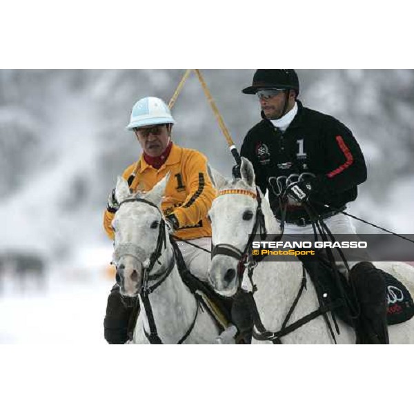 Hotel de La Poste vs. Audi - Luca D\'Orazio e Rommy Gianni Cortina Winter Polo Jaeger-LeCoultre Gold Cup Cortina, 25 febbrai 2006 ph. Stefano Grasso