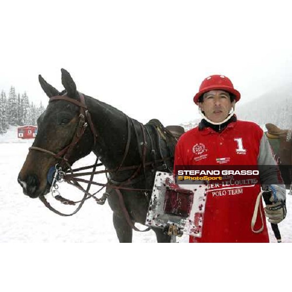 Mario Robbiano capitano Jaeger-LeCoultre Polo Team Cortina Winter Polo Jaeger-LeCoultre Gold cup Cortina, 25 febbraio 2006 ph. Stefano Grasso