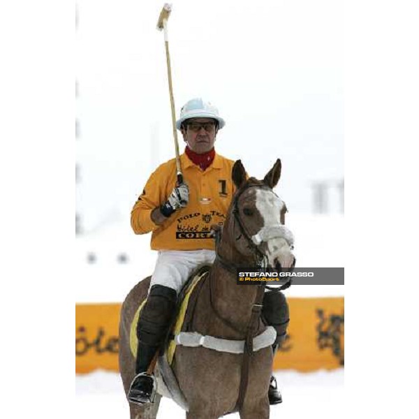 Luca d\'Orazio - Hotel de La Poste Cortina Winter Polo Jaeger-LeCoultre Gold cup Cortina, 25 febbraio 2006 ph. Stefano Grasso