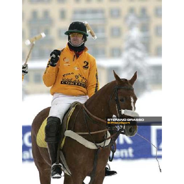 Manuel Carranza - Hotel de La Poste Cortina Winter Polo Jaeger-LeCoultre Gold cup Cortina, 25 febbraio 2006 ph. Stefano Grasso