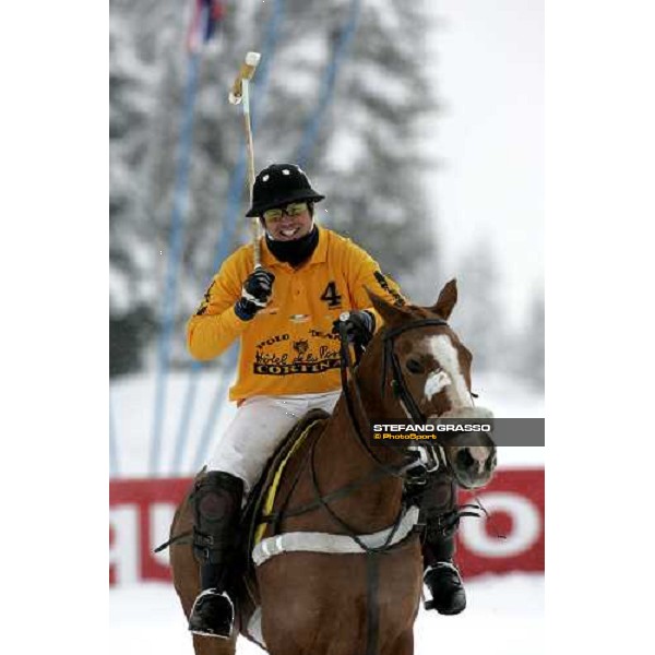 Eduardo Menendez - Hotel de La Poste Cortina Winter Polo Jaeger-LeCoultre Gold cup Cortina, 25 febbraio 2006 ph. Stefano Grasso