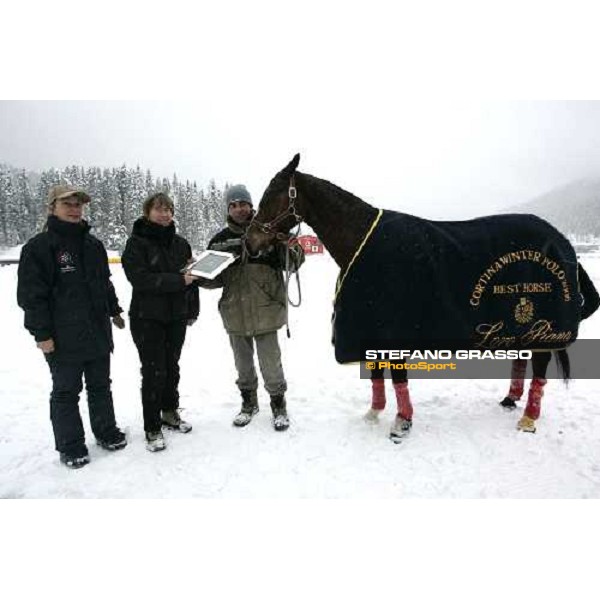 premiazione Cortina Winter Polo Jaeger-LeCoultre Gold cup Cortina, 25 febbraio 2006 ph. Stefano Grasso
