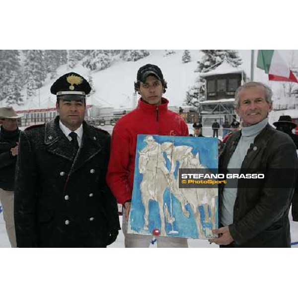 premiazione Cortina Winter Polo Jaeger-LeCoultre Gold cup Cortina, 25 febbraio 2006 ph. Stefano Grasso