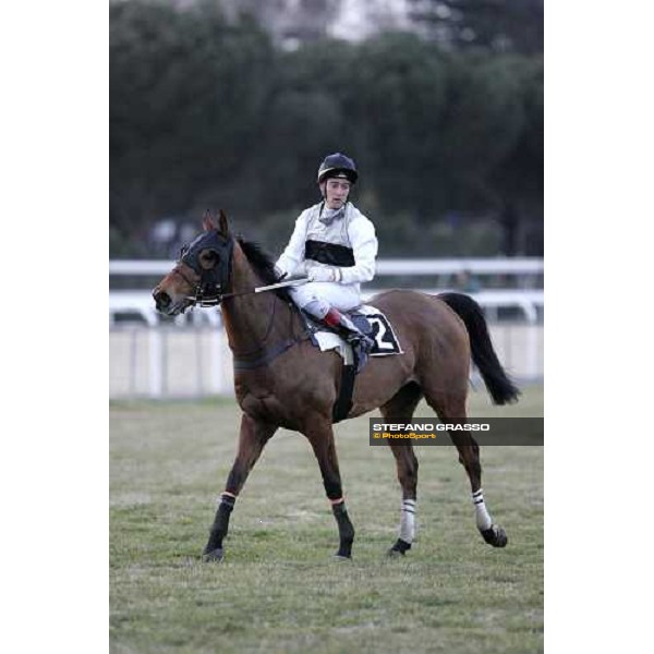 LVI Gran Corsa Siepi di Roma - the winner Ange de Beaumont Roma, 19th february 2006 ph. Stefano Grasso