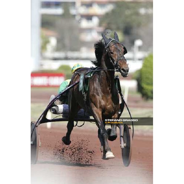 Criterium de Vitesse - Jean Michel Bazire with Kazire de Guez warming up before the start Cagnes sur Mer, 12th march 2006 ph. Stefano Grasso