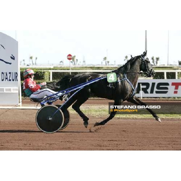 Criterium de Vitesse - Pippo Gubellini with Lets Go before the start Cagnes sur Mer, 12th march 2006 ph. Stefano Grasso