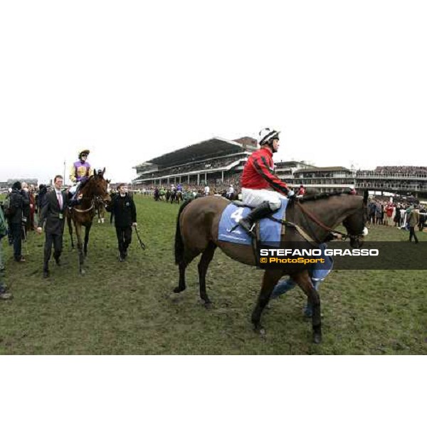 parading before The Smurfit Kappa Champion Hurdle Challenge Trophy - The winner A.P.McCoy (1st from left) Cheltenham, 1st day - 14th march 2006 ph. Stefano Grasso