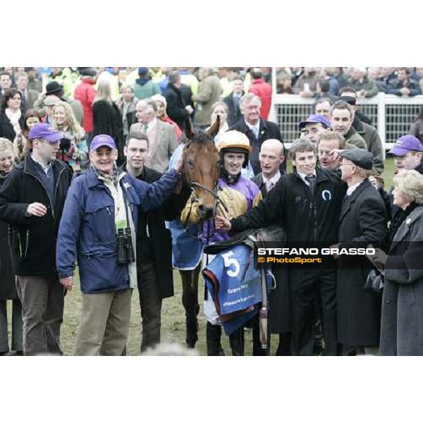 the connection of Brave Inca winner of The Smurfit Kappa Champion Hurdle Challenge Trophy Cheltenham, 1st day - 14th march 2006 ph. Stefano Grasso