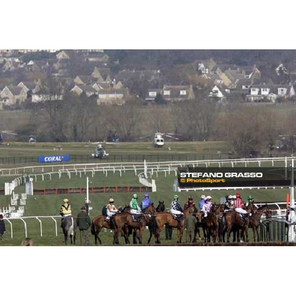 the start of the Royal \' SunAlliance Steeple Chase Cheltenham, 15th march 2006 ph. Stefano Grasso