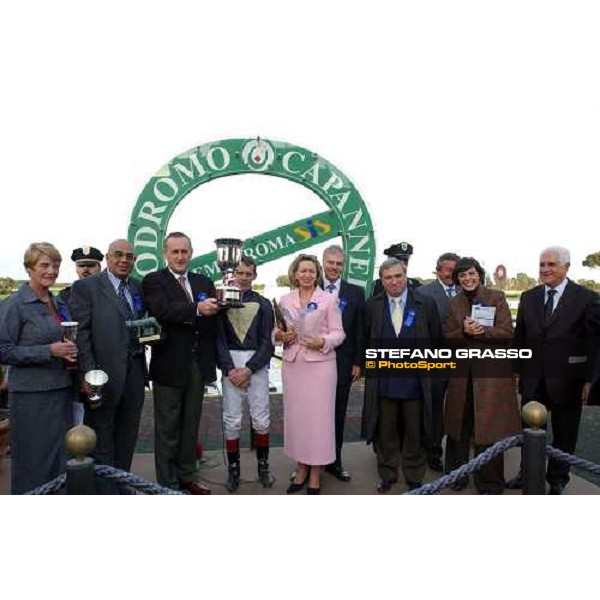 \'prize ceremony of Gran Premio Roma Rome, nov. 16 2003-ph.Stefano Grasso\' 