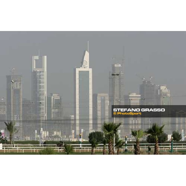 Dubai Skyline from Nad El Sheba racetrack Dubai, 23rd march 2006 ph. Stefano Grasso