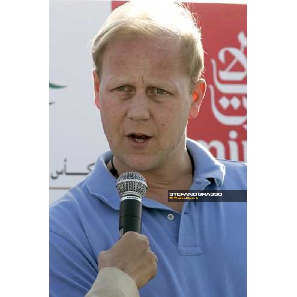 Ed Dunlop at Nad El Sheba racetrack Dubai, 23rd march 2006 ph. Stefano Grasso