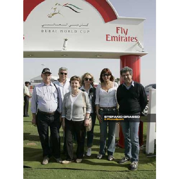 a group of italian stewards and officials at Nad El Sheba racetrack Dubai, 23rd march 2006 ph. Stefano Grasso