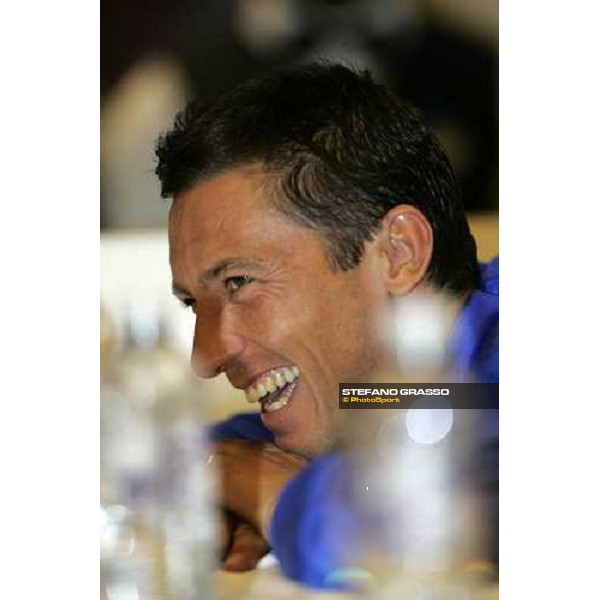 close up for Frankie Dettori during the press conference of the Dubai World Cup 2006 Nad El Sheba, 25th march 2006 ph. Stefano Grasso