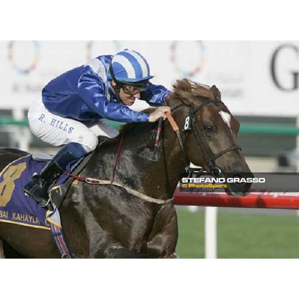 Richard Hills opn Madjani wins the Dubai Kahayla Classic Nad El Sheba, 25th march 2006 ph. Stefano Grasso