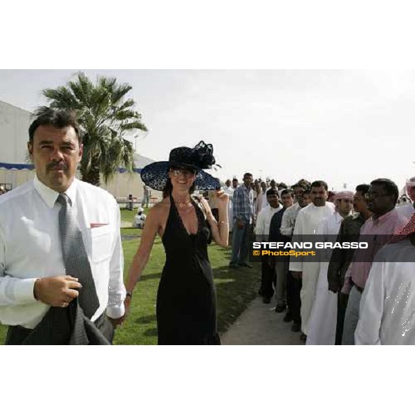 racegoers enter in the racetrack at Dubai World Cup 2006 Nad El Sheba, 25th march 2006 ph.Stefano Grasso