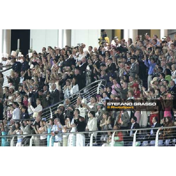 standing ovation for Frankie after winning the Dubai World Cup 2006 on Electrocutionist. NAd El Sheba, 25th march 2006 ph. Stefano Grasso