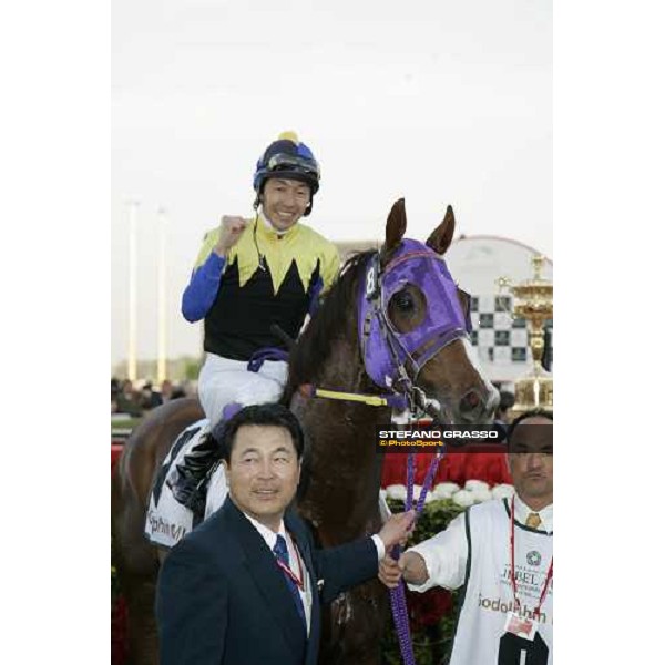 Yutaka Take on Utopia winners of Godolphine Mile Dubai, 25th march 2006 ph. Stefano Grasso