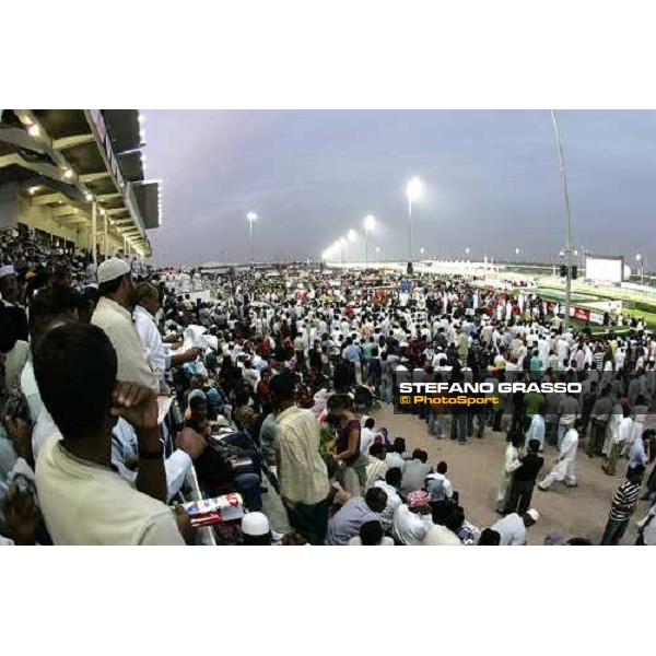 a view from the grandstand of NAd El Sheba racetrack Dubai 25th march 2006 ph. Stefano Grasso