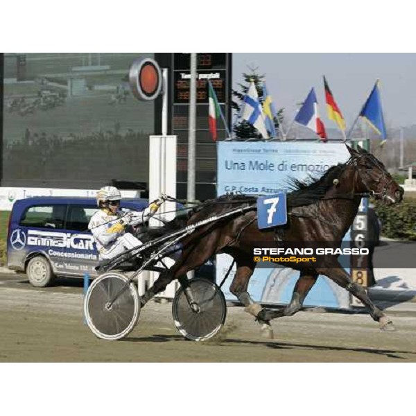 Roberto Andreghetti with Frullino Jet wins the Gran Premio Cittˆ di Torino Torino, 2th april 2006 ph. Stefano Grasso