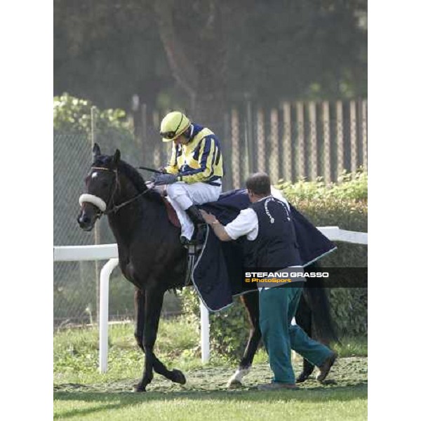 Stefano Landi with Rattle and Hum winner of Premio Parioli Roma Capannelle, 23rd april 2006 ph. Stefano Grasso