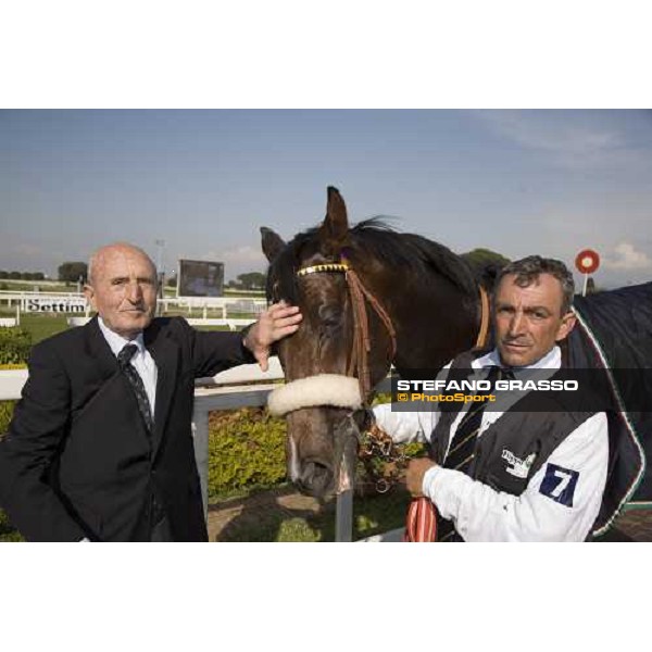 Luigi Camici with Rattle and Hum winner of Premio Parioli - Roma Capannelle, 23rd april 2006 ph. Stefano Grasso