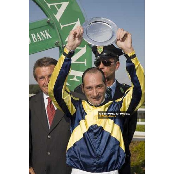 Stefano Landi winner with Rattle and Hum of Premio Parioli - Roma Capannelle, 23rd april 2006 ph. Stefano Grasso