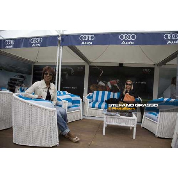 Costa Smeralda - Jaeger-LeCoultre Gold Cup 2006 - Amy Stewart at Audi stand Porto Cervo 24th april 2006 ph. Stefano Grasso