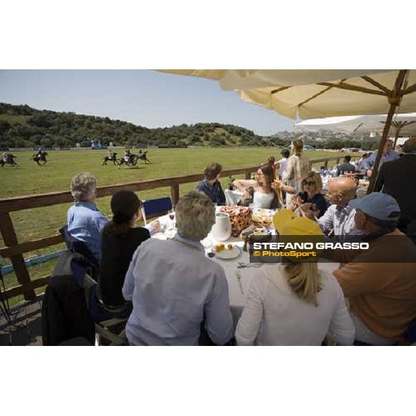 Tom Barrack and Guillermo Gracida during the match Jaeger-LeCoultre Polo Team vs. Mochi Craft Polo Team at Costa Smeralda - Jaeger-LeCoultre Gold Cup 2006 Porto Cervo, 26th april 2006 ph. Stefano Grasso