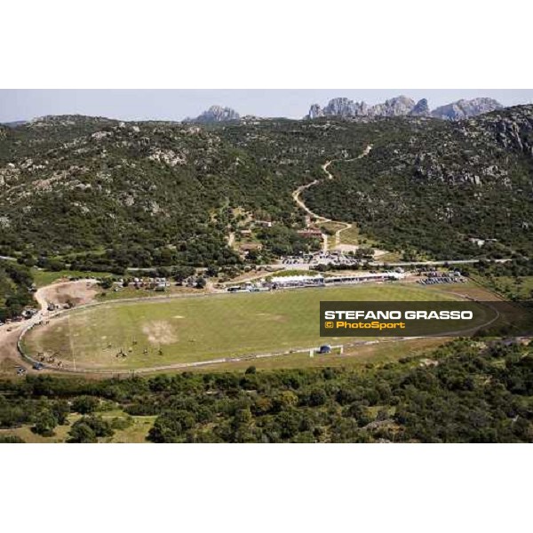 a panoramic view during the match Mochi Craft Polo Team vs. Jaeger-Le-Coultre Polo Team at Costa Smeralda - Jaeger-LeCoultre Gold Cup 2006 Porto Cervo, 26th april 2006 ph. Stefano Grasso