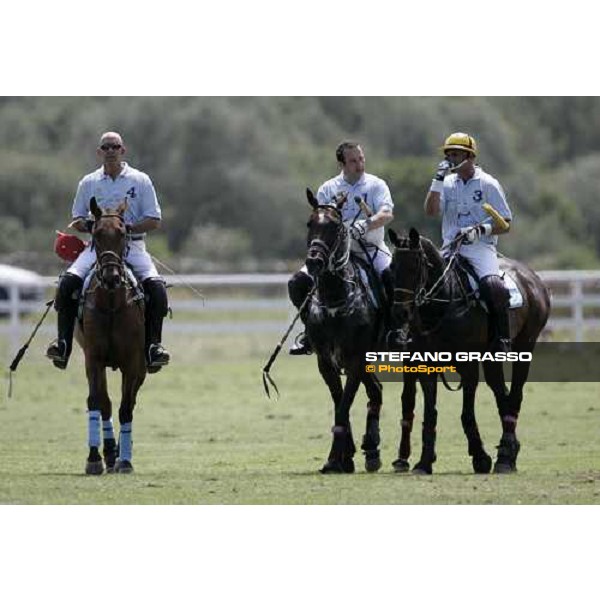 from left, Tom Barrack, Simone Chiarella and Guillermo Gracida at Costa Smeralda - Jaeger-LeCoultre Gold Cup 2006 Porto Cervo, 26th april 2006 ph. Stefano Grasso
