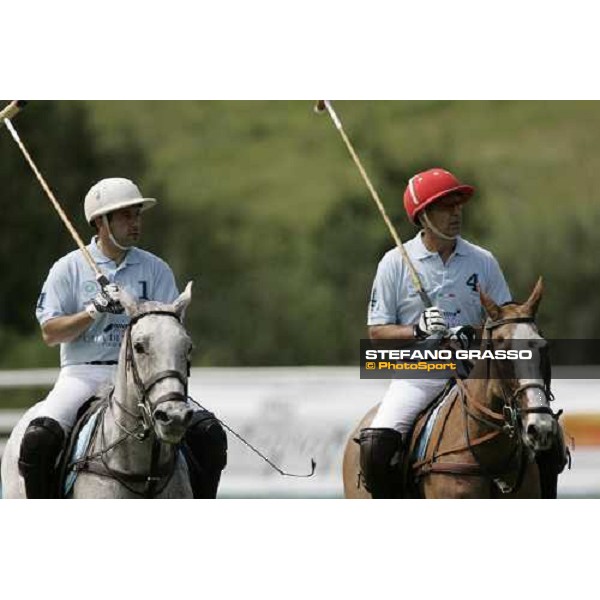 Simone Chiarella and Tom Barrack during the match Audi Polo Team vs. Hotel Cala di Volpe Polo Team at Costa Smeralda - Jaeger-LeCoultre Gold Cup 2006 Porto Cervo, 26th april 2006 ph. Stefano Grasso