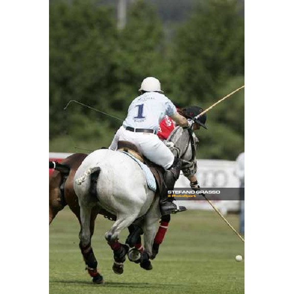 Simone Chiarella and David Bernal during the match Audi Polo Team vs. Hotel Cala di Volpe Polo Team at Costa Smeralda - Jaeger-LeCoultre Gold Cup 2006 Porto Cervo, 26th april 2006 ph. Stefano Grasso