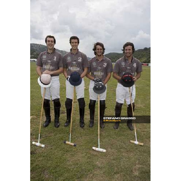 Champagne Ruinart Polo Team - Andrea Moretti, Alberto Moretti, Augustin Garcia Grossi and Nicolas Espain Gastaldi Porto Cervo Jaeger-LeCoultre Gold Cup 2006 Porto Cervo, 27th april 2006 ph. Stefano Grasso