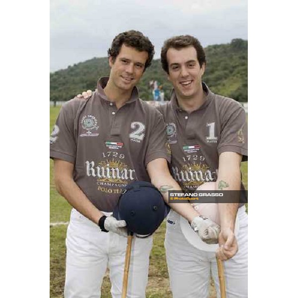 Andrea e Alberto Moretti of Champagne Ruinart Polo Team Porto Cervo Jaeger-LeCoultre Gold Cup 2006 Porto Cervo, 27th april 2006 ph. Stefano Grasso