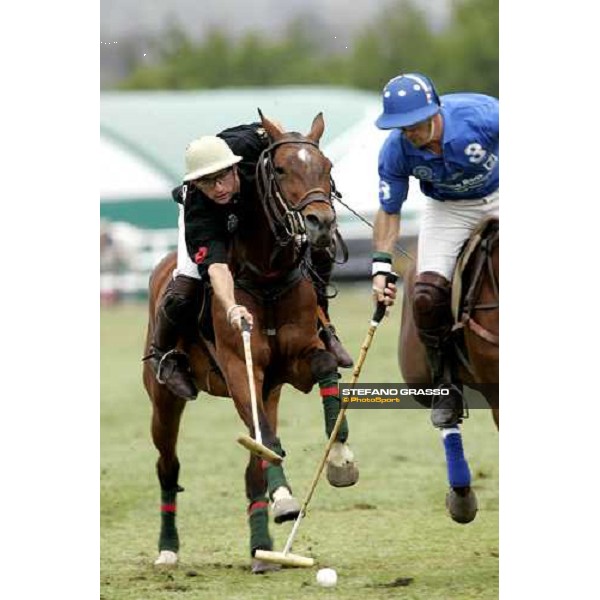 Manuel Carranza - Mochi Craft Polo Team vs. Pablo Jaurece- Deustche Bank Polo Team Porto Cervo Jaeger-LeCoultre Gold Cup 2006 Porto Cervo, 27th april 2006 ph. Stefano Grasso