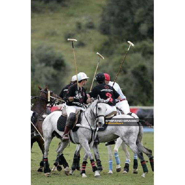 Luca D\'Orazio and Tom Barrack during the match Mochi Craft Polo Team vs. Hotel Cala di Volpe Polo Team at Porto Cervo Jaeger-LeCoultre Gold Cup 2006 Porto Cervo, 28th april 2006 ph. Stefano Grasso