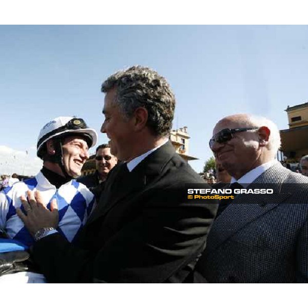 the winning connection of Distant Way winner of Gran Premio Presidente ddella Repubblica Roma, 14th may 2006 ph. Stefano Grasso