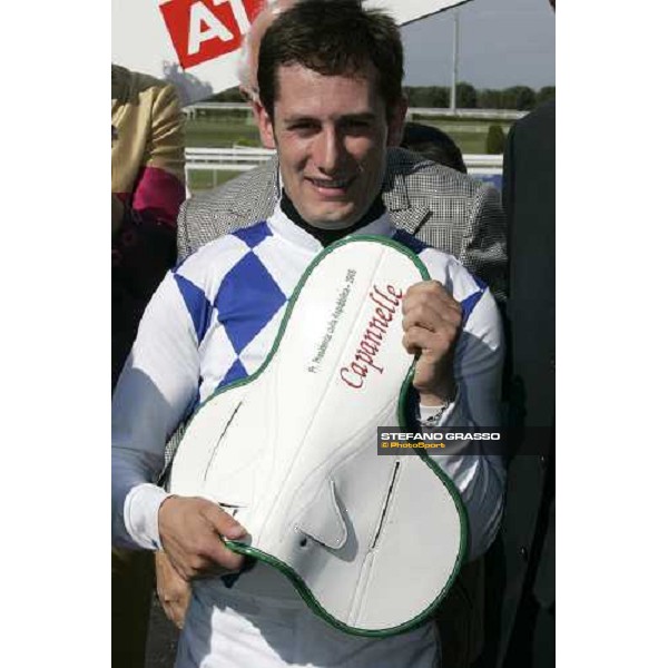 Mirco Demuro winner with Distant Way of Gran Premio Presidente ddella Repubblica Roma, 14th may 2006 ph. Stefano Grasso