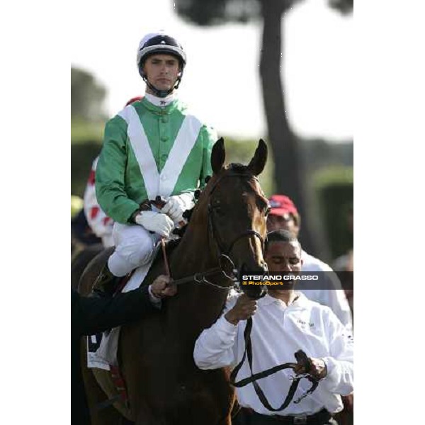 Marco Monteriso on Gentlewave winner of the 123¡ Derby Italiano Rome Capannelle, 21th may 2006 ph. Stefano Grasso