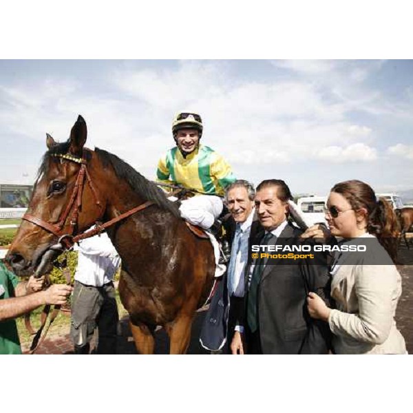 the winning connection of the Premio Tudini with Max Tellini and Kuaicoss Rome Capannelle, 21th may 2006 ph. Stefano Grasso