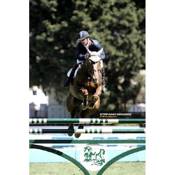 Pierre Jarry on Ionico winner of Premio Unire at Piazza di Siena 2006 Rome, 25th may 2006 ph. Stefano Grasso