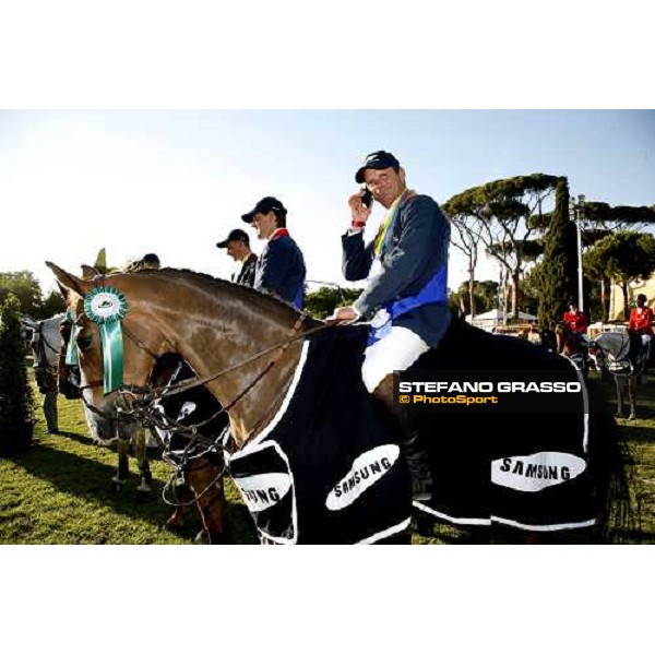 Pierre Jarry of French team winners of Coppa delle Nazioni Samsung Superleague Fei-Italia 2006 at Piazza di Siena Roma, 26th may 2006 ph. Stefano Grasso